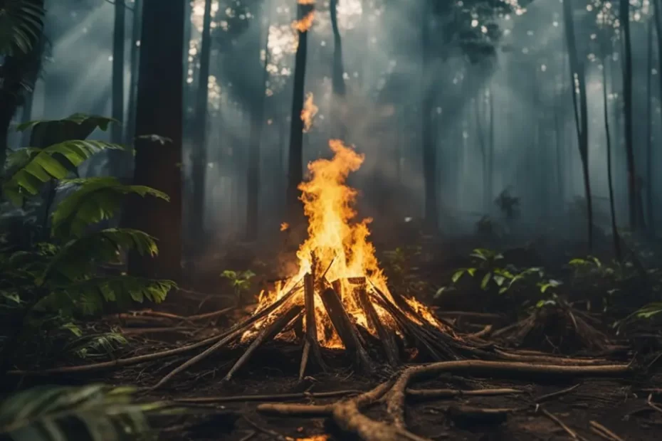 Os incêndios florestais na Amazônia